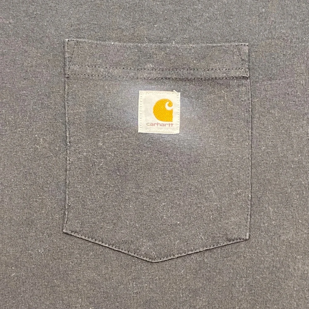 Carhartt‎ Pocket TShirt Sz 3X Womens Black Workwear Streetwear Long Sleeve Tee